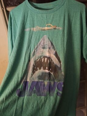 Jaws Graphic Short Sleeve Tee - Green